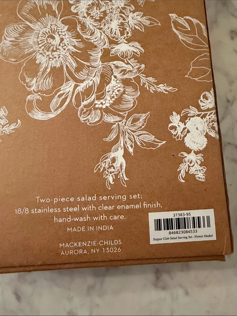 MacKenzie-Childs Flower Market Supper Club Salad Serving Set